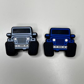 Jeep Beads | 4 x 4 Focal Beads | bead pen - Color: Light Blue