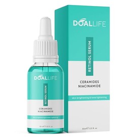 Vegan Retinol Serum 30 ml – Pflanzliches Retinol Anti-Aging Gesichtsserum, Feuchtigkeitsspendend, Reduziert feine Linien und Falten, Für alle Hauttypen geeignet– vegan – DOALLIFE (1)