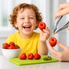 Strawberry Huller, 304 Food-Grade Stainless Steel Stem Remover with Safety