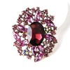 Axmerdal - Broche de ramo de diamantes de imitación para