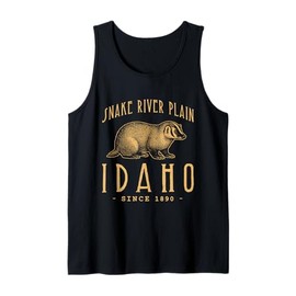 SNAKE RIVER PLAIN BADGER IDAHO WILDLIFE Tank Top
