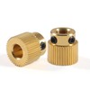 ATNSINC 15pcs Extruder Wheel 40 Teeth Gear Brass Extruder Wheel