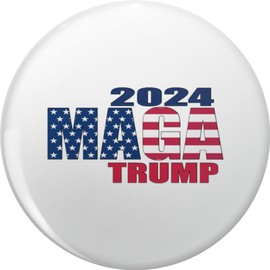 TRUMP_2024_MAGA Lapel Bin Brooch Badge Pin 0.75"