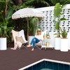 Goovilla Plastic Interlocking Deck Tiles, 9 Pack Patio Deck Tiles,
