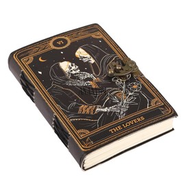 ANANYOM Handcrafted Leather Journal Notebook for Writing 200 Blank White Paper, 7x5 Inches Antique Vintage Leather Notebook | Unlined Paper, Perfect for Writing, Sketching, and Travel Diary