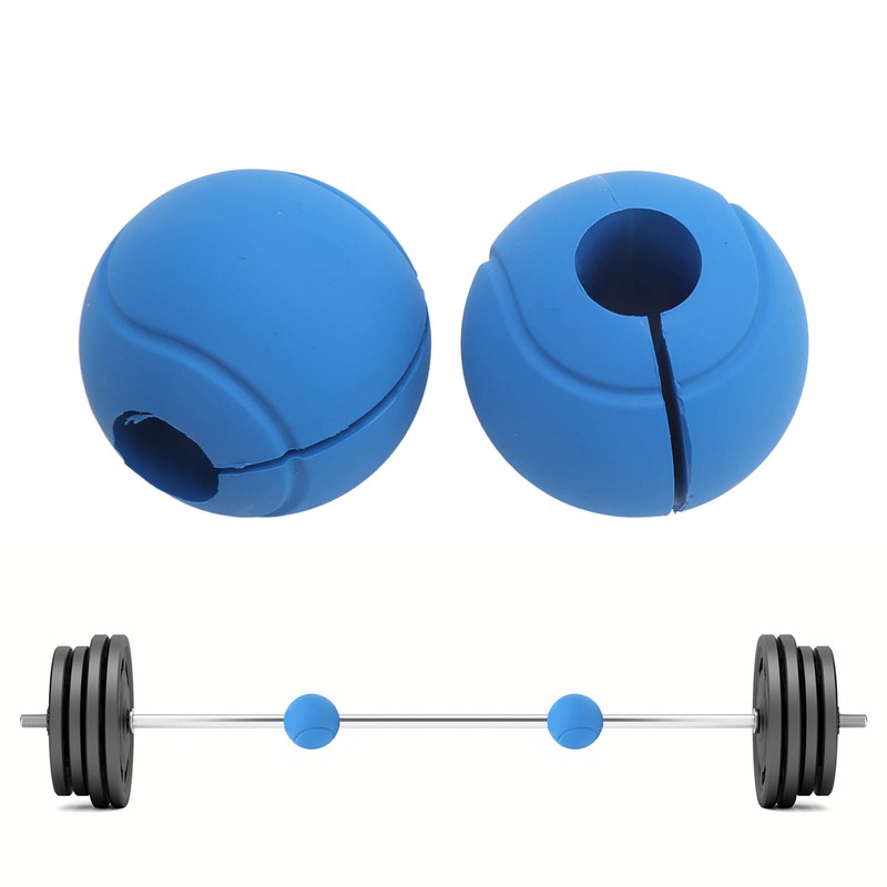 1 Pair of Barbell Dumbbell Curved Bar Grip Round Spherical