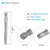 CoCud Hex Screwdriver Bits, 3/16" Hex 75mm Length 1/4" Hex