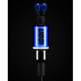 Tandem Baits ICON Hanger Professional Fishing Accessories for Carp Fishing, High Range & Sensitivity, Made of Stainless Steel, Intense Colours, Adjustable Clip, Perfect Fishing Time, Blue