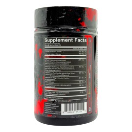 Carnage Bloodlust Pump 80 Cpsulas Oxido Nitrico Nutrifitt Sin Sabor