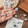 beinkmake 20Pcs 19mm Drawer Rollers Drawer Replacement Wheels Bearing Plastic