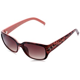 French Connection Ladies Women's Small Plastic Sunglasses, Brown (Tortoise), One Size