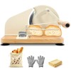 Manual Bread Slicer for Homemade Sourdough Bread, Hand Crank Bread