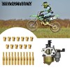 Strongthium 24 Pcs Carburetor Jet Kit for Nibbi FCR-MX PE