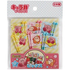 Kirby's Dream Land Lunch Box Picks 12 Pieces, Made in Japan