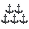 Facaler Nautical Cast Iron Ship Anchor Weathered Nautical Wall Hooks