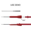 4 Pack 2mm Extended Needle Test Probes, 600V/10A Non-Destructive Multimeter