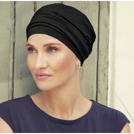 Christine Headwear Women's Nomi Turban Headband, Black, One Size