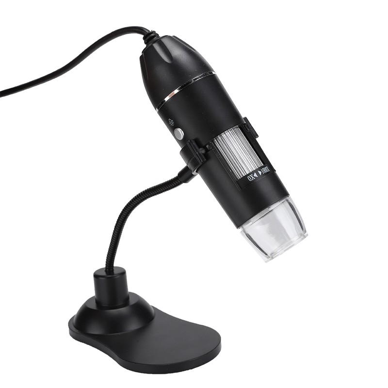 1000X Bracket Portable Digital USB Microscope with Built In 8