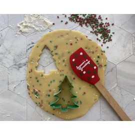 Handstand Kitchen Christmas Tree Spatula and Tree Shaped Cookie Cutter Set