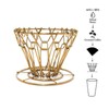 Folding Coffee Drip Rack Stainless Steel Handheld Coffee Filter Cup