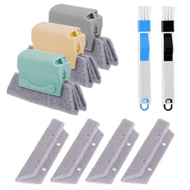 Bestylez Magic Window Track Cleaner, Window Groove Cleaning Brush Tools Set