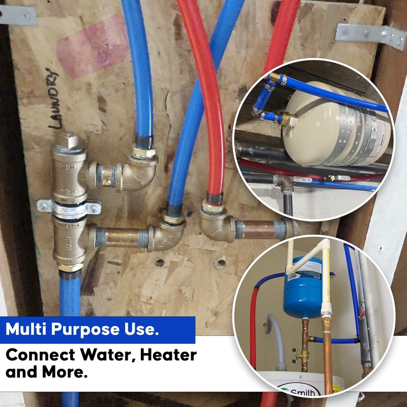 2 rolls 1/2" x 100ft PEX Tubing for Potable Water
