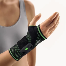bort 112920SP x-small rechts ManuBasic Spaort Handgelenksbandage rechts und links unterschiedlich, x-small rechts, schwarz