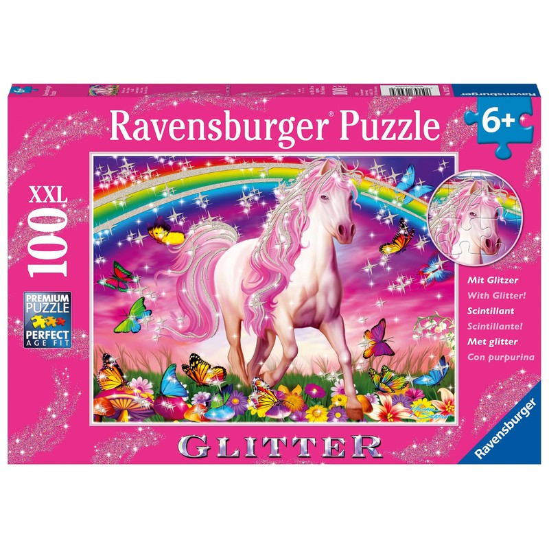 Ravensburger Horse Dreams Glitter Jigsaw Puzzle - 100 Unique Pieces