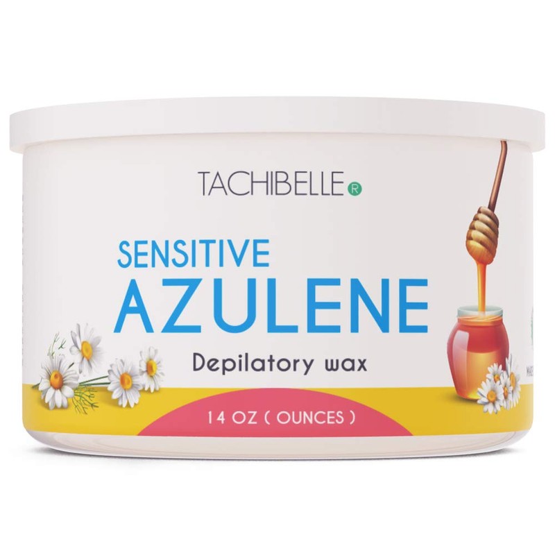 Tachibelle Depilatory Wax - Sensitive Azulene Wax 14 Oz Professional
