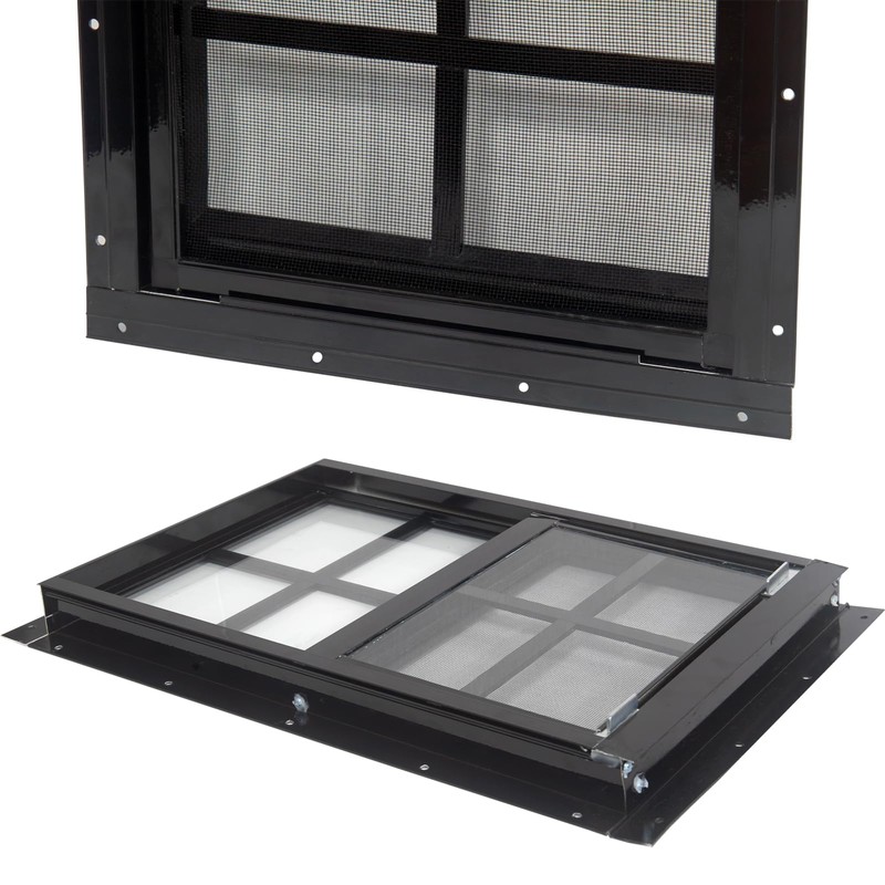 Yuzzy 18" x 23" Shed Windows with Tempered Glass and