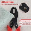 LEONTOOL Strain Relief Crimper, Strain Relief Bushing Pliers Anti-Rust Low