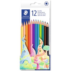 STAEDTLER 175 C12 Wood-Free Coloured Pencils - 24 Pencils - 12 Colours
