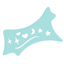 Eyeshadow and Eyeliners Stencils Pad - Soft Precision Eyeliners Tool - Reusable Cleaning Cloths Eye Liners Contour for Makeup Beginners & Beauty Lovers