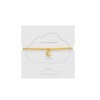 Estella Bartlett Moon CZ Gold Plated Stretch Sienna Bracelet