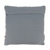SARO LIFESTYLE Rope Design Pillow Cover, Grey, 18"