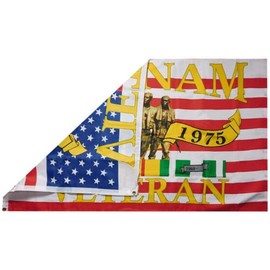 3X5 USA Vietnam Veteran 1961-1975 Ribbon 100D 3'x5' Woven Poly Nylon Flag Banner