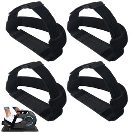 4PCS Leg Exerciser Machine Pedal Straps, Suitable for Under Desk Leg Machine& Leg Pedal Exerciser,Foot Pedal Straps for Adults Seniors Fitness Home Sports Accessories
