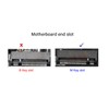 M.2 to SATA 3.0 Adapter Card, M.2 M-EKY PCIE3.0 to