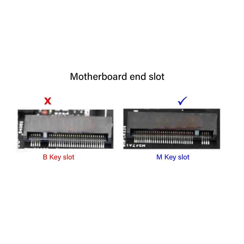 M.2 to SATA 3.0 Adapter Card, M.2 M-EKY PCIE3.0 to