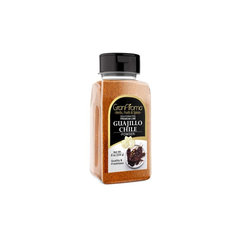GranAroma 8 oz Guajillo Chile Powder, Mexican Cuisine, Soups &