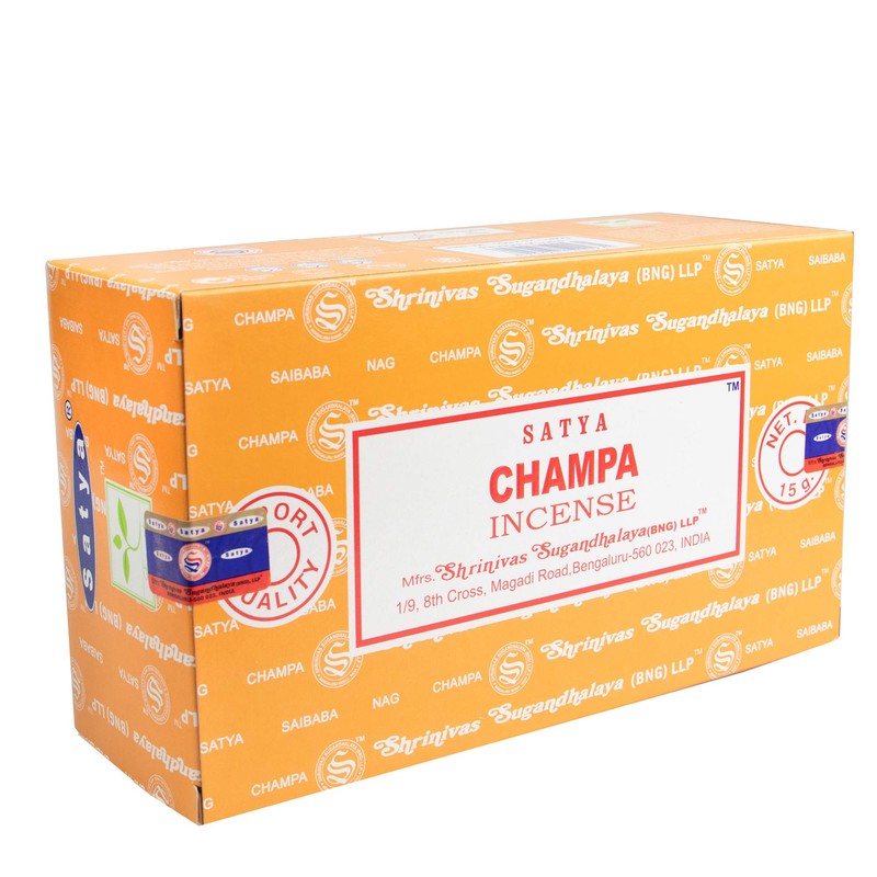 Satya Champa Incense Sticks - Box 12 Packs