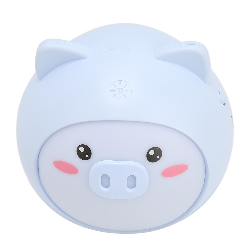 Cute Pig Night Lamp Stepless Dimming 3 Levels Brightness USB