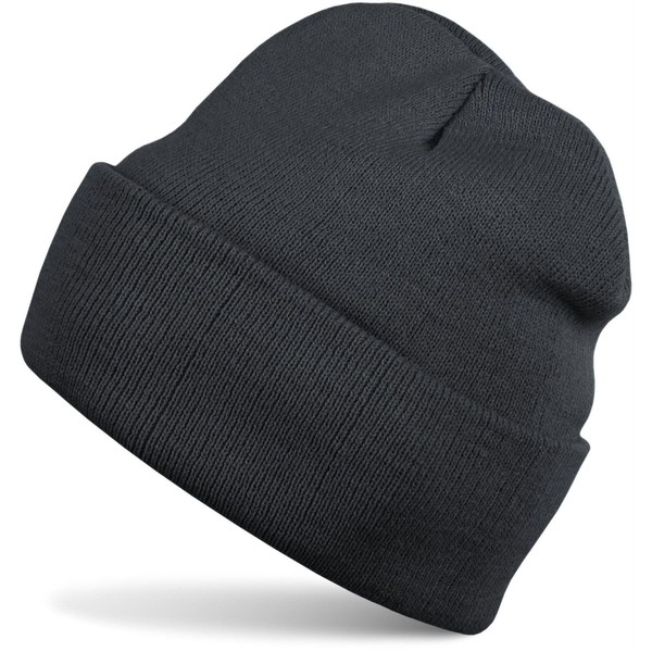 StyleBreaker 04024029 Unisex Warm Knitted Beanie Fine Knit Double Knitted