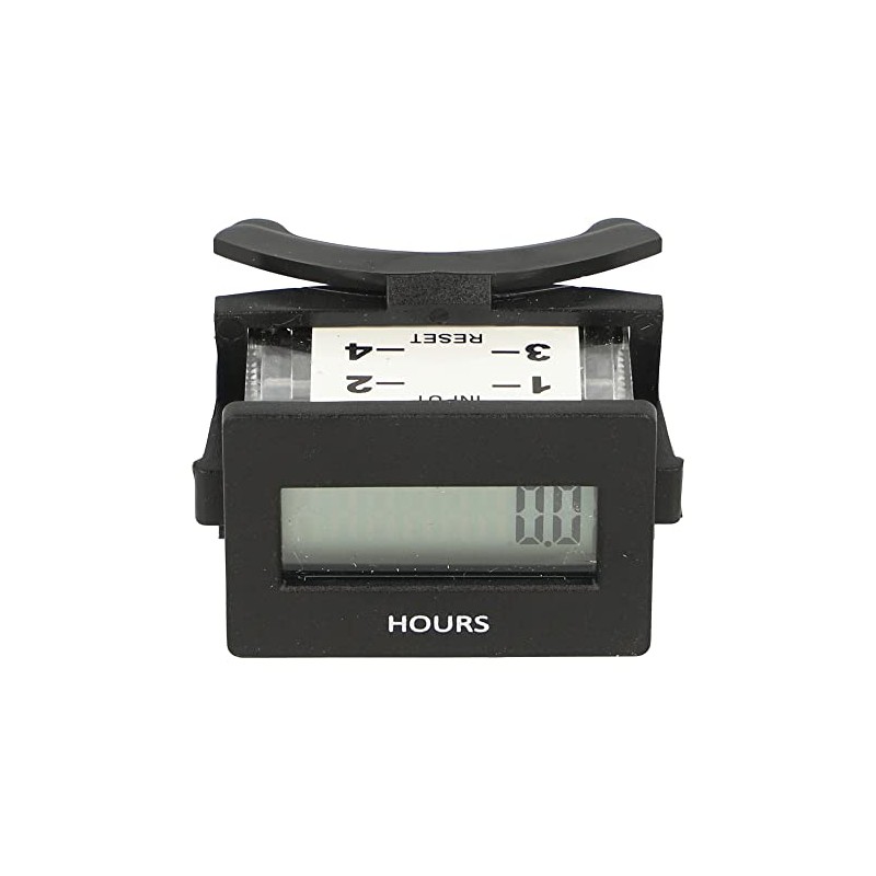 3410-2010 | TRUMETER Hour Meter, 10-300VAC/DC Input, 8 Digit, Rectangular