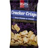 B&B Cracker Crisps, Sour Creme & Onion, 10.6 Oz (2