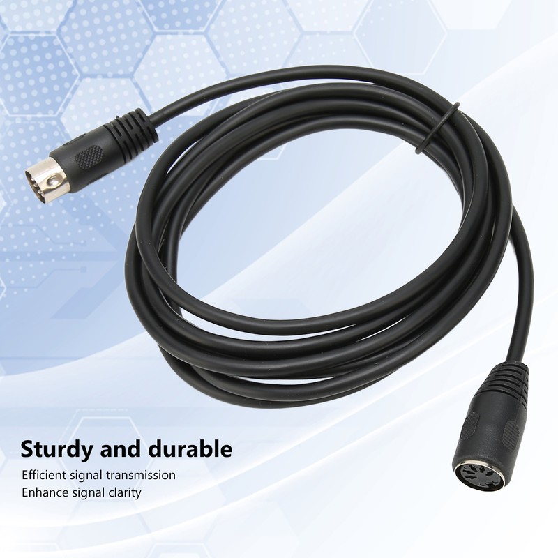 5 Pin MIDI Keyboard Extension Cable Stable DIN Male to