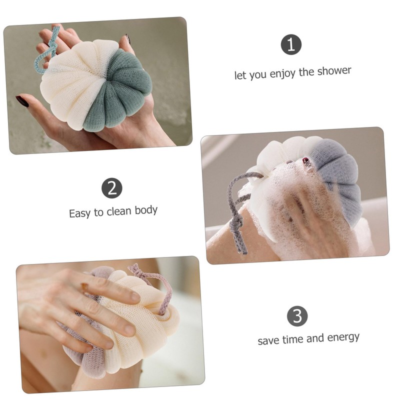 Baluue Pcs Colorful Bath Balls Bubble Maker for Shower Bath