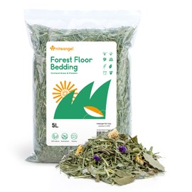 Niteangel Natural & Soft Hamster Bedding Mate Small Animal Habitat Decor for Syrian Dwarf Hamsters Gerbils Mice Degus Bunny or Other Small-Sized Pet (Orchard Grass & Flower)