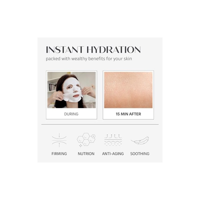 ARZTIN Regenerative Schild Mask, Triple-coated Wrapping High Nutritional Cream Sheet