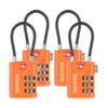 Search Alert TSA Approved Travel Combination Luggage Cable Locks for